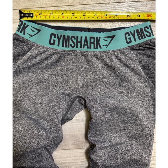 Gymshark Leggings Women's MEDIUM Gray Blue Flex Dry Seamless Full Length Pants - Picture 5 of 6